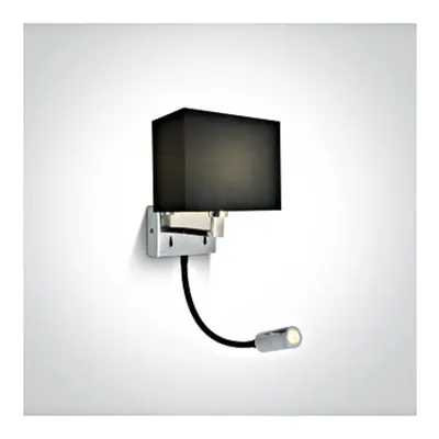 Fanes 3W LED + 8W E14W 150lm 3000K 220-240V IP20 chrome