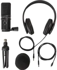 Set casti si microfon Zoom - ZUM-2PMP, negru