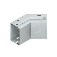 Cot interior 45° cu perforare conector cu surub, cu capac LEIB 60.060
