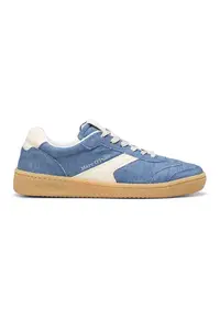 Pantofi sport cu insertii de denim - Albastru melange