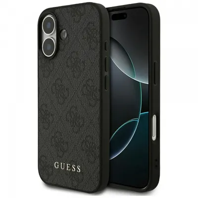 Husa pentru Apple iPhone 17, Guess, 4G Classic, Neagra