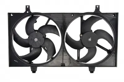 Ventilator radiator (cu carcasa) potrivit NISSAN ALMERA II, PRIMERA 1.5 1.6 1.8 01.00-10.08