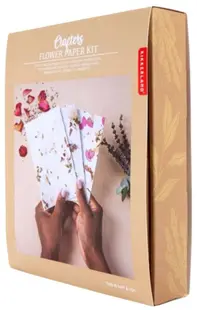 Set pentru fabricarea hârtiei Kikkerland - Flori uscate