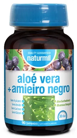 Aloe vera + Ovăz, 90 tablete, Naturmil