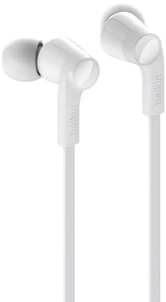 Căști de sport cu microfon Belkin - Soundform, albe