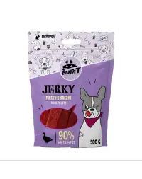 Recompense pentru caini Mr. Bandit Jerky Fillets cu rata 500 gr