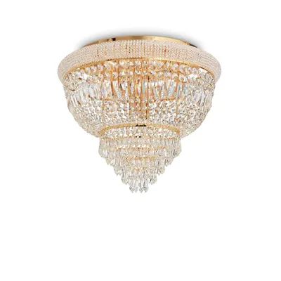 Corp de iluminat cu montaj pe tavan, plafoniera DUBAI PL6 OTTONE