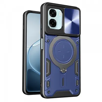 Husa pentru Oppo A6k 4G / A6x 4G / A6x / A6 4G, Techsuit, CamGuard Pro, Albastra