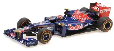 Model colecționar MINICHAMPS Mașini de curse - Renault Scuderia Toro Rosso STR7 #33 Max Verstappen 1ST F1 Test Adria 10.09.2014, Ediție limitată 744 buc.