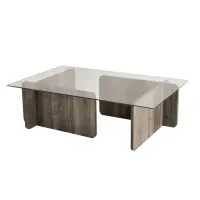Masuta de cafea ESCAPE, nuc, 105x65x30 cm