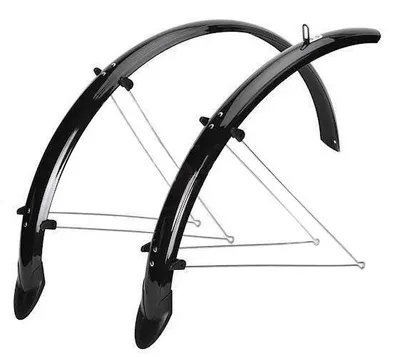 Set 2 aparatori roti biciclete, Orion 26 53mm OR-type, culoare negru