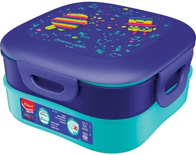 Cutie cu alimente Maped Concept Kids - Pixel Party, 1400 ml