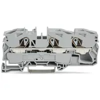 3-conductor through terminal block; 16 mm²; suitable for Ex e II applications; side and center marking; for DIN-rail 35 x 15 and 35 x 7.5; Push-in CAGE CLAMP®; 16,00 mm²; red