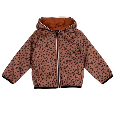Jacheta copii Chicco impermeabila, maro cu pete, 87742-64MC