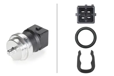 Senzor temperatura lichid racire (numar pini: 4, negru) potrivit VOLVO S40 I, V40; DACIA DOKKER, DUSTER, DUSTER SUV, LOGAN, SANDERO, SOLENZA; MITSUBISHI CARISMA, SPACE STAR 1.2-2.5D 08.95