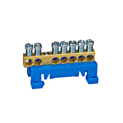 Clemă N (albastră) cu 7 derivaţii