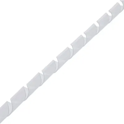 Organizator cabluri 10m x 8mm Alb, InLine IL59947K