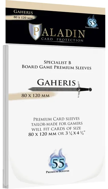 Protecții pentru carduri Paladin Card Protection - Gaheris, Specialist B, 80 х 120 mm (55 buc)