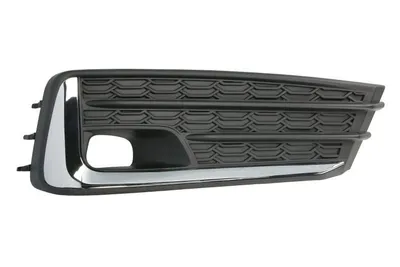 Ornament bara fata dreapta cu dunga crom, cu locas lumini zi, plastic, negru potrivit SUBARU IMPREZA GK, GT dupa 2020
