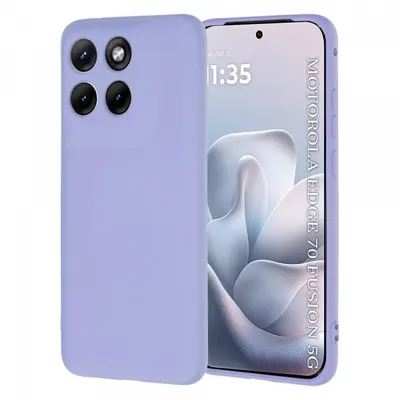 Husa pentru Motorola Edge 70 Fusion, Techsuit, SoftFlex, Mov Deschis