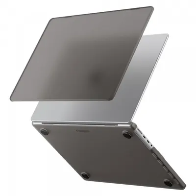Husa Spigen Airskin pentru Apple MacBook Pro 16inch (2026) / (2024) / (2023) / (2021), Neagra Satinata ACS11527