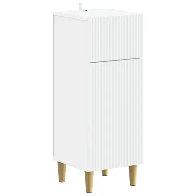 vidaXL Dulap de Depozitare pentru Baie ARNHEM Alb 30 x 31 x 80 cm