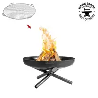 Pachet Vatra INDIANA 80 cm cu grilaj inox