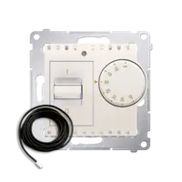 Termostat cu senzor exterior, setul contine senzorul, 16 (2) A, 230V ~, crem
