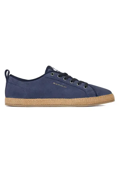 Mocasini barbati piele intoarsa - bleumarin - stil casual - varf rotund