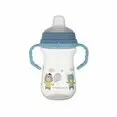 Cana cu cioc de silicon Bonjour Paris Albastru, 250ml, Canpol babies