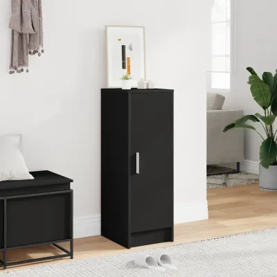 vidaXL Pantofar, negru, 32x35x92 cm, PAL