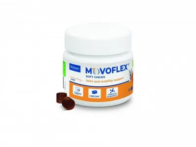 Movoflex Soft Chews S, pentru caini cu greutatea sub 15 kg, 30 tablete