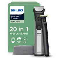 Aparat de tuns barba parul de pe cap si corp 20in1 PHILIPS All-in-One MG9557 15 +OneBlade, autonomie 120 min, 27 setari lungime: 0,2 mm OneBlade
