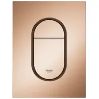Placa de actionare Grohe Arena Cosmopolitan 37624DL0, marimea S, dubla actionare, 13 x 17.2 cm, verticala, mat, Warm sunset
