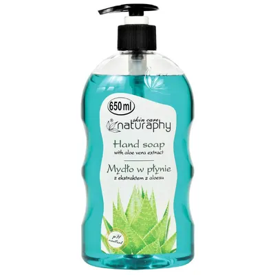 Sapun lichid Glicerina si Extract de Aloe Vera Naturaphy, Blux | 650 ml