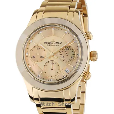 Ceas Jacques&nbsp;Lemans Jacques Lemans 1-2151H Venice Ladies Watch Chronograph 38mm 5ATM