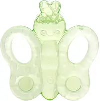 Inel gingival Lorelli Baby Care - Fluture, Fresh green