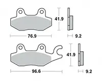 Placute frana TRW Lucas MCB663