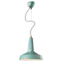 Lustra, lampa suspendata RETRO VAGUE FINISH VIA - VINTAGE AZZURRO C1417