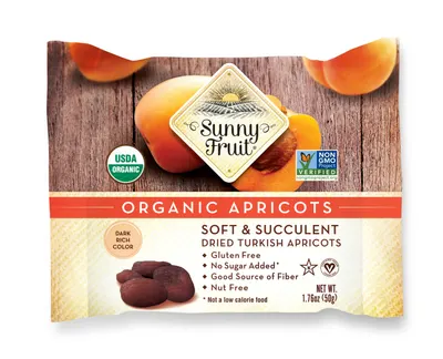 Fructe uscate caise turcesti, 50g, Sunny Fruit