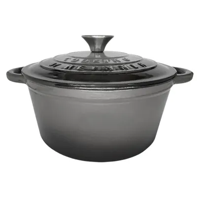 Cratita din Fonta cu Capac, Capacitate 4 l, 24 x 11.5 cm