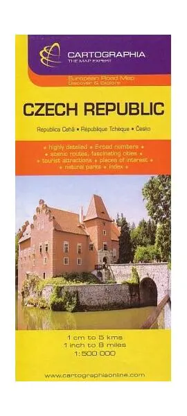 Hartă rutieră Cehia - Paperback - ***