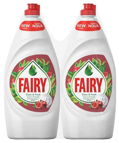 Detergent pentru vase Fairy - Pomegranate, 2 x 750 ml