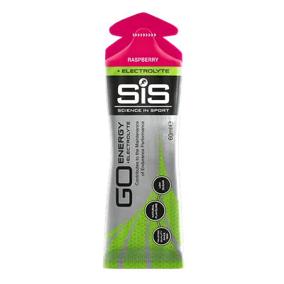 Gel energizant cu zmeura Go Energy Electrolyte, 60ml, SiS