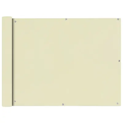 Gossi prelata pentru balcon din tesatura oxford, 90x600cm, crem
