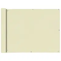 Gossi prelata pentru balcon din tesatura oxford, 90x600cm, crem