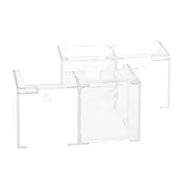 Set of Terminal Covers. Screw Fixing, 2-Piece Set, Each Covers Two Poles