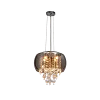Candelabru Kary 5xg9 Sticla Fumurie D400mm