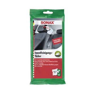 Servetele Auto Umede pentru Suprafetele Interioare, 10 Bucati, Sonax