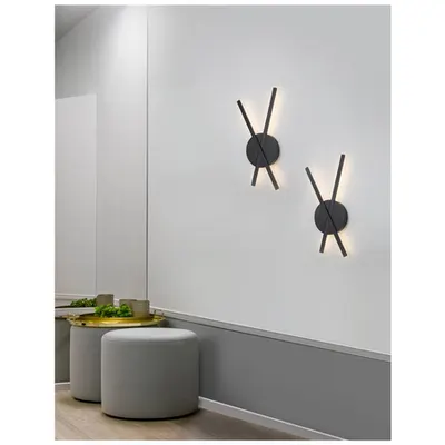 Plafoniera RESLIN Nisipiu Negru Aluminiu & Acrylic LED 18 Wat 220 Volt 890Lm 3000K IP20